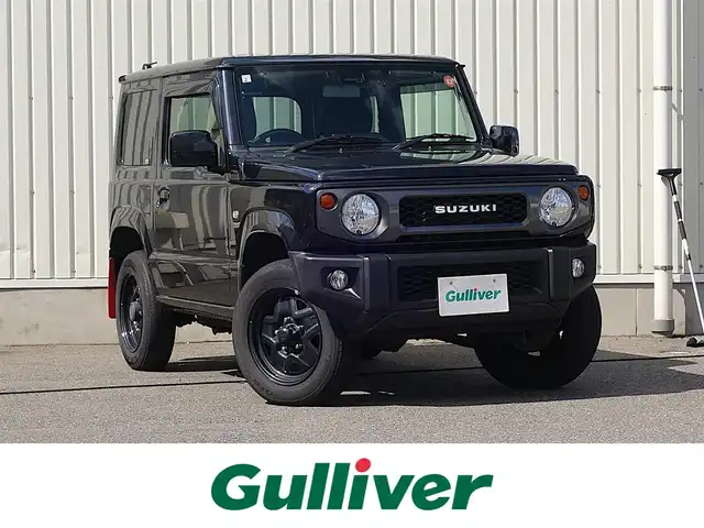 スズキ ジムニー XL 山形県 2021(令3)年 5.8万km ブルーイッシュブラックパール3 パートタイム4WD/デュアルセンサーブレーキサポート/メモリナビ/　　【CD BT フルセグ AUX MSV】/オートライト/シートヒーター/ドライブレコーダー/IC付ターボ/電動格納ミラー/フォグランプ/純正フロアマット/ドアバイザ―/AAC/スマートキー/ETC