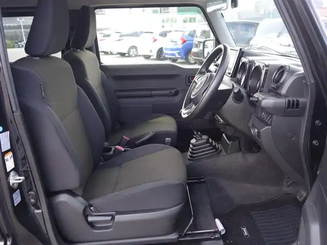 スズキ ジムニー XL 山形県 2021(令3)年 5.8万km ブルーイッシュブラックパール3 パートタイム4WD/デュアルセンサーブレーキサポート/メモリナビ/　　【CD BT フルセグ AUX MSV】/オートライト/シートヒーター/ドライブレコーダー/IC付ターボ/電動格納ミラー/フォグランプ/純正フロアマット/ドアバイザ―/AAC/スマートキー/ETC