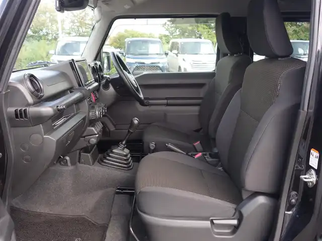 スズキ ジムニー XL 山形県 2021(令3)年 5.8万km ブルーイッシュブラックパール3 パートタイム4WD/デュアルセンサーブレーキサポート/メモリナビ/　　【CD BT フルセグ AUX MSV】/オートライト/シートヒーター/ドライブレコーダー/IC付ターボ/電動格納ミラー/フォグランプ/純正フロアマット/ドアバイザ―/AAC/スマートキー/ETC