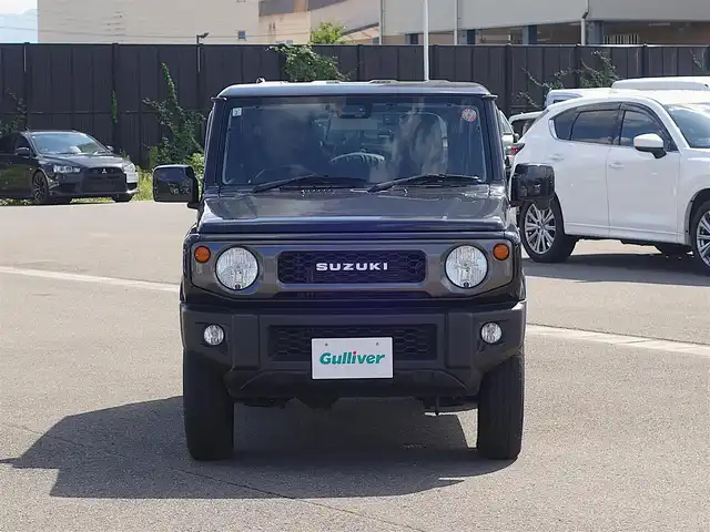 スズキ ジムニー XL 山形県 2021(令3)年 5.8万km ブルーイッシュブラックパール3 パートタイム4WD/デュアルセンサーブレーキサポート/メモリナビ/　　【CD BT フルセグ AUX MSV】/オートライト/シートヒーター/ドライブレコーダー/IC付ターボ/電動格納ミラー/フォグランプ/純正フロアマット/ドアバイザ―/AAC/スマートキー/ETC