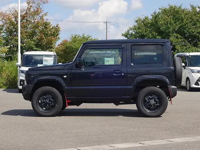 スズキ ジムニー XL 山形県 2021(令3)年 5.8万km ブルーイッシュブラックパール3 パートタイム4WD/デュアルセンサーブレーキサポート/メモリナビ/　　【CD BT フルセグ AUX MSV】/オートライト/シートヒーター/ドライブレコーダー/IC付ターボ/電動格納ミラー/フォグランプ/純正フロアマット/ドアバイザ―/AAC/スマートキー/ETC
