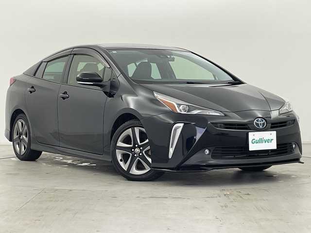 トヨタ プリウス Sツーリングセレクション 群馬県 2020(令2)年 8.6万km アティチュードブラックマイカ ＴＲＤエアロ　純正ナビ　バックカメラ　レザーシート　シートヒーター　衝突被害軽減ブレーキ　レーンアシスト　アダプティブクルーズコントロール　ビルトインＥＴＣ　ＡＣ１００Ｖ電源　スマートキー　禁煙差