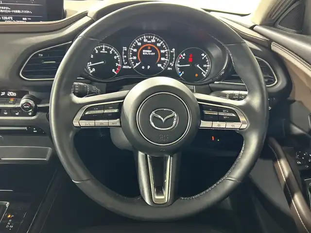 マツダ ＣＸ－３０ 20S Lパッケージ 神奈川県 2020(令2)年 2.9万km マシーングレープレミアムM メーカーオプションナビゲーション/AM FM フルセグ Bluetooth HDMI CD DVD/360°ビューモニター/レーダークルーズコントロール/前側方接近車両検知/後側方接近車両検知/車線逸脱警報システム/ブラインドスポットモニター/ディスタンス＆スピードアラート/レーンキープアシストシステム/スマートブレーキサポート/パーキングセンサー/トラクションコントロールシステム/クリアランスソナー/レザーシート/シートメモリー/前席シートヒーター/運転席パワーシート/ステアリングヒーター/ステアリングリモコン/パドルシフト/パワーバックドア/純正前後ドライブレコーダー/ビルトインETC/純正フロアマット/スマートキー/LEDヘッドライト/オートライト/オートマチックハイビーム/純正18インチアルミホイル