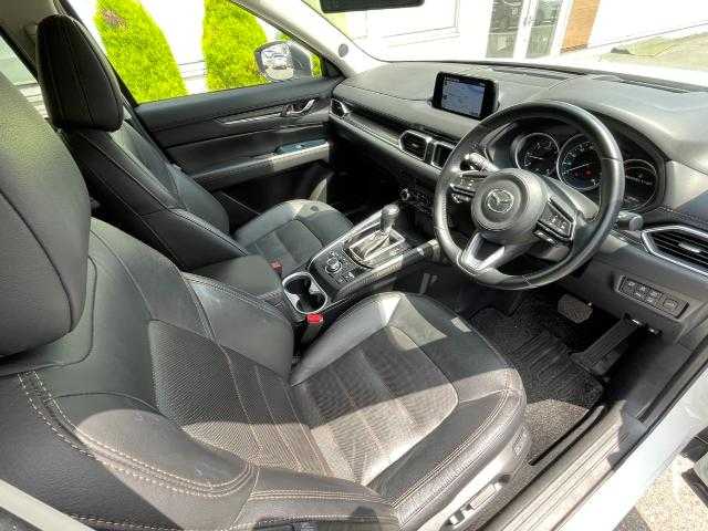 マツダ ＣＸ－５ XD Lパッケージ 岩手県 2018(平30)年 3.4万km スノーフレイクホワイトパールマイカ ディーゼル車　/BOSEサウンドシステム/ステアリングヒーター　/シートメモリー　/純正ＳＤナビ　Ｂｌｕｅｔｏｏｔｈ／ＣＤ／ＤＶＤ／フルセグＴＶ　/全方位カメラ　/デジタルインナーミラー　/前後ドライブレコーダー　/全席シートヒーター　/レザーシート/ETC/アダプティブクルーズコントロール/パーキングセンサー/電動リアゲート