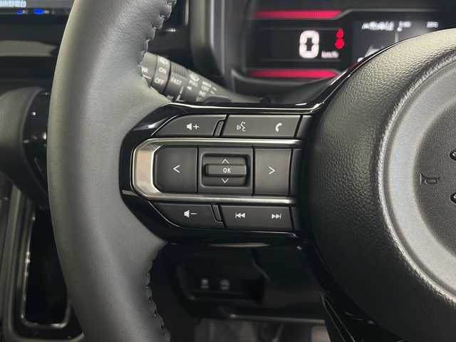 スズキ スペーシア カスタム HYBRID XS ターボ 秋田県 2024(令6)年 0.1千km ブルーイッシュブラックパール3 4WD/純正KENWOODメモリナビ　/フルセグTV/CD/DVD/Bluetooth/AM/FM/両側パワースライドドア　/衝突被害軽減システム　/アダプティブレーダークルーズコントロール　/パドルシフト　/レーンキープアシスト　/ヘッドアップディスプレイ/前席シートヒーター　/ステアリングヒーター　/ETC2.0/LEDヘッドライト/フォグランプ/前後クリアランスソナー/後席サーキュレーター/オートマチックハイビーム/アイドリングストップ/スペアキー/ハーフレザーシート/後席サンシェード/純正アルミホイール