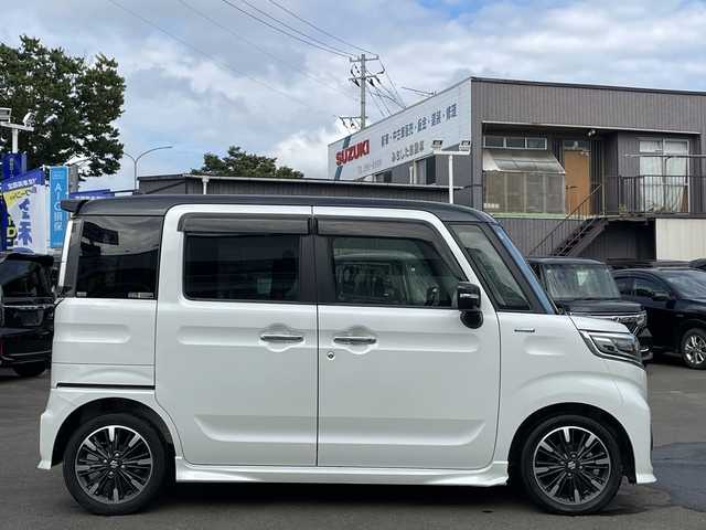 スズキ スペーシア カスタム HYBRID XS ターボ 宮城県 2018(平30)年 13.9万km ピュアホワイトパール/ブラック2トーン (株)IDOMが運営する【じしゃロン仙台店】の自社ローン専用車両になりますこちらは現金またはオートローンご利用時の価格です。自社ローンご希望の方は別途その旨お申付け下さい/社外ナビ/Bluetooth/ETC/両側パワースライドドア/クルーズコントロール/バックカメラ/パドルシフト