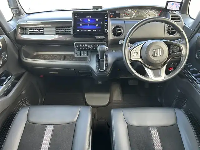 ホンダ Ｎ ＢＯＸ カスタム G EX ターボ ホンダセンシング 兵庫県 2020(令2)年 6.3万km シャイニンググレーM 純正8インチプレミアムインナーナビ/BTオーディオ/フルセグTV/バックカメラ/CD/DVD/AppleCarPlay/ステアリングスイッチ/パドルシフト/ETC/シートヒーター/両側パワースライドドア/無限フロアマット/ハーフレザーシート/ホンダセンシング