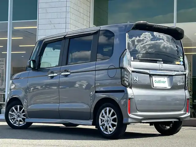 ホンダ Ｎ ＢＯＸ カスタム G EX ターボ ホンダセンシング 兵庫県 2020(令2)年 6.3万km シャイニンググレーM 純正8インチプレミアムインナーナビ/BTオーディオ/フルセグTV/バックカメラ/CD/DVD/AppleCarPlay/ステアリングスイッチ/パドルシフト/ETC/シートヒーター/両側パワースライドドア/無限フロアマット/ハーフレザーシート/ホンダセンシング