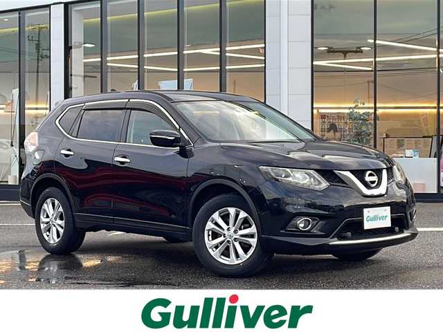 日産 エクストレイル 20Xt エマージェンシーブレーキ 新潟県 2016(平28)年 8.7万km ダイヤモンドブラック 純正SDナビ(MM115D-W)/（AM/FM/CD/Bluetooth）/フルセグTV/衝突軽減/クリアランスソナー/バックカメラ/LEDヘッドライト/フォグランプ/シートヒーター/ウィンカーミラー/電格ミラー/ドアバイザー/スマートスペアキー