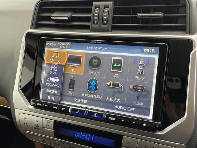 トヨタ ランドクルーザー プラド TX-L 70thアニバーサリーLTD 愛知県 2021(令3)年 5.8万km ブラック 衝突軽減システム/サンルーフ/アルパイン製SDナビ/レーダークルーズコントロール/シートヒーター/エアシート/フルセグ/CD/DVD/Bluetooth/バックカメラ/パワーシート/コーナーセンサー/純正アルミホイール/ルーフレール/LEDヘッドライト/４WD/オートマチックハイビーム/ドライブレコーダー/ETC/ステアリングスイッチ/スマートキー/プッシュスタート