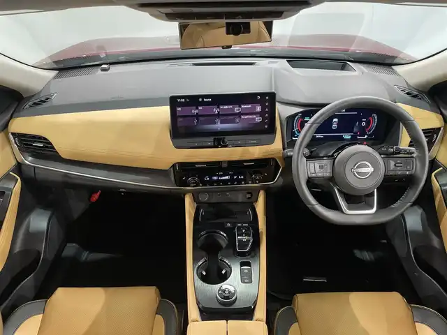 日産 エクストレイル G e－4ORCE 愛知県 2024(令6)年 0.3万km 赤 純正12.3インチディスプレイ/ナッパレザーシート/プロパイロット/衝突軽減ブレーキ/アラウンドビューモニター/100V電源/ビルトインETC2.0/シートヒーター/LEDヘッドライト/ドライブレコーダー/ワイヤレス充電/デジタルインナーミラー/ブラインドスポットモニター/パワーシート/電動リアゲート/フルセグTV/Bluetooth/コーナーセンサー/レーンキープアシスト/パーキングアシスト/オートハイビーム/Carplay/プッシュスタート/USB接続/ルーフレール/スマートキー/純正フロアマット/純正アルミホイール/オートライト/ヘッドアップディスプレイ/