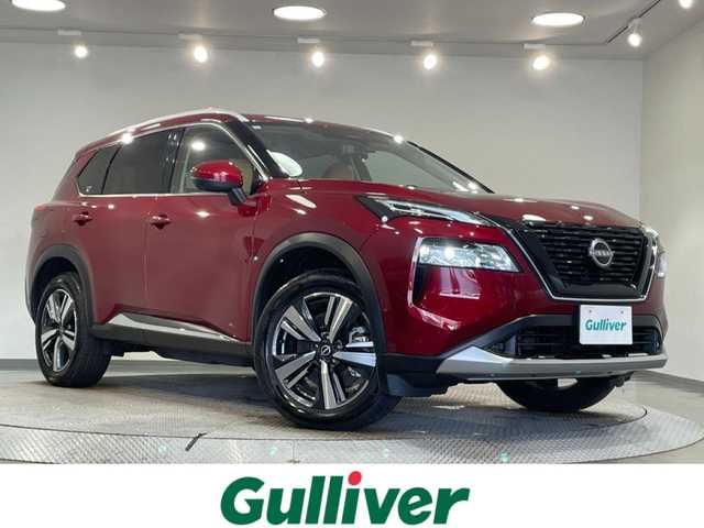 日産 エクストレイル G e－4ORCE 愛知県 2024(令6)年 0.3万km 赤 純正12.3インチディスプレイ/ナッパレザーシート/プロパイロット/衝突軽減ブレーキ/アラウンドビューモニター/100V電源/ビルトインETC2.0/シートヒーター/LEDヘッドライト/ドライブレコーダー/ワイヤレス充電/デジタルインナーミラー/ブラインドスポットモニター/パワーシート/電動リアゲート/フルセグTV/Bluetooth/コーナーセンサー/レーンキープアシスト/パーキングアシスト/オートハイビーム/Carplay/プッシュスタート/USB接続/ルーフレール/スマートキー/純正フロアマット/純正アルミホイール/オートライト/ヘッドアップディスプレイ/