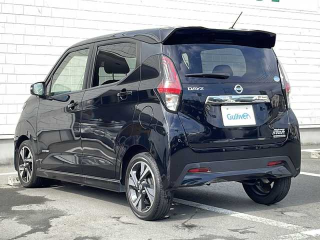 日産 デイズ ハイウェイスターG ターボ 静岡県 2020(令2)年 4.1万km ブラック ワンオーナー/純正ナビ/地デジTV/CD/DVD/Bluetooth/バックカメラ/エマージェンシーブレーキ/純正15インチAW/ETC/LEDヘッドライト/オートライト/スマートキー