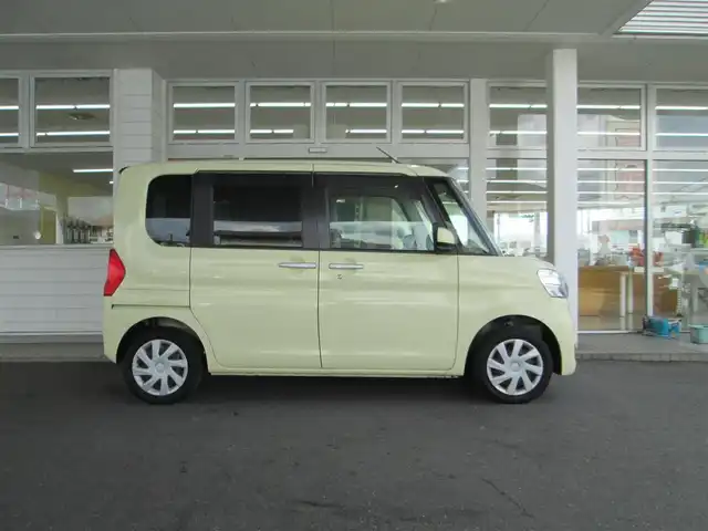 ダイハツ タント L SA Ⅲ 千葉県 2017(平29)年 3万km コットンアイボリー 純正7型SDナビ、フルセグTV/オーディオ【CD/DVD/SD/BT】/両側スライドドア/スマートアシストIII/アイドリングストップ/オートハイビーム/リアソナー/純正ドアバイザー&フロアマット/キーレスエントリー/ISOFIX/新車整備手帳/取扱説明書/スペアキー