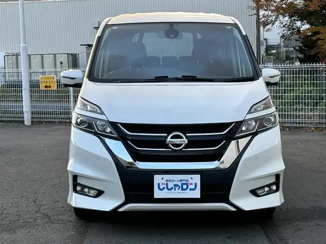 日産 セレナ ハイウェイスター 福島県 2017(平29)年 12.4万km ブリリアントホワイトパール (株)IDOMが運営する【じしゃロン福島店】の自社ローン専用車両になります。こちらは現金またはオートローンご利用時の価格です。自社ローンご希望の方は別途その旨お申付け下さい/純正SDナビ/フルセグテレビ/コーナーセンサー/クルーズコントロール/ドアバイザー/アラウンドビューモニター/両側パワースライドドア/LEDヘッドライト/純正AW/エマージェンシーブレーキ