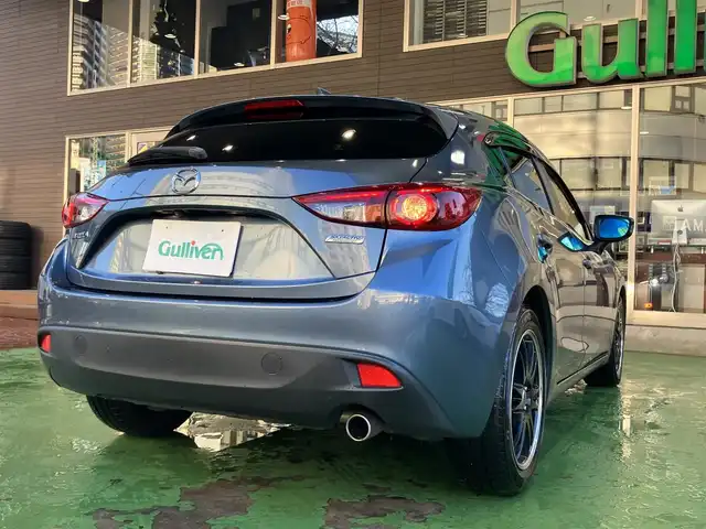 マツダ アクセラ スポーツ 15S 神奈川県 2014(平26)年 5.7万km ブルーリフレックスマイカ マツダコネクトナビ/Bluetooth/CD/DVD/USB/衝突被害軽減ブレーキ/クルーズコントロール/バックカメラ/ETC/アイドリングストップ/横滑り防止装置/ステアリングスイッチ/社外17AW/ブルーリフレックスマイカ