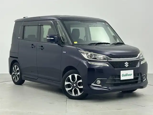 スズキ ソリオ バンディット HV MV 愛知県 2017(平29)年 3.6万km ミッドナイトバイオレットメタリック 衝突被害軽減装置　/純正ＳＤナビ　/フルセグＴＶ　/Ｂｌｕｅｔｏｏｔｈ接続　/全方位カメラ　/ＥＴＣ　/ドライブレコーダー　/クルーズコントロール　/アイドリングストップ　/ＬＥＤライト　/オートライト　/スマートキー