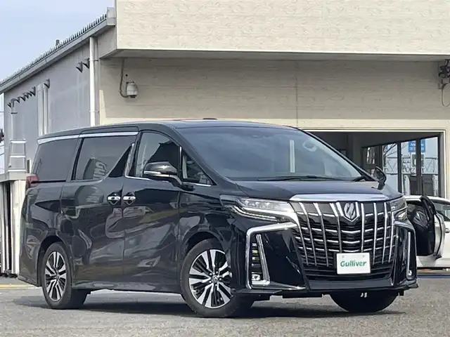 トヨタ アルファード S Cパッケージ 宮城県 2020(令2)年 7.4万km ブラック /サンルーフ//レーダークルーズコントロール//フリップダウン式後席モニター//両側パワースライドドア//３列シート//ディスプレイオーディオ(AM、FM、DVD、USB、BT、フルセグTV)//プッシュスタート//ＥＴＣ//ステアリングヒーター//コーナーセンサー//バックカメラ//シートポジションメモリー//プッシュスタートボタン//車線逸脱防止システム//ドラレコ//シートクーラー//ヒートシーター//純正後席モニター//スペアキー×１//純正ホイールスタッドレス(235/50R18)//トヨタ純正CD、DVDデッキ