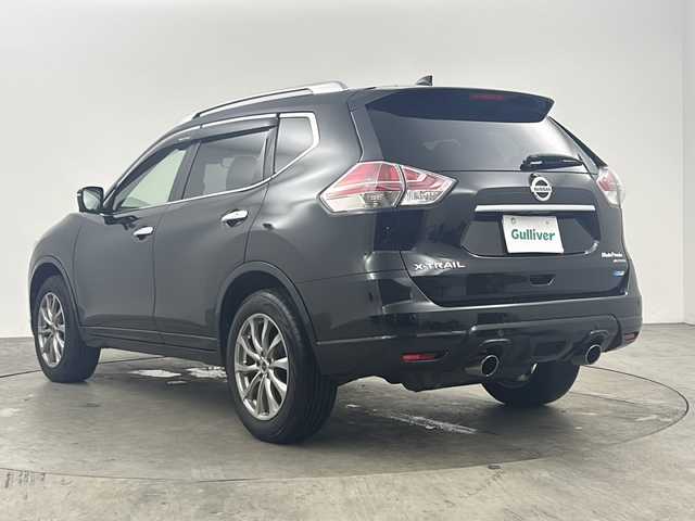 日産 エクストレイル モード・プレミア 兵庫県 2016(平28)年 7万km ダイヤモンドブラック ・純正ナビ/Bluetooth/CD/DVD/TV/・全方位カメラ/・前後ドライブレコーダー/・ビルドインETC2.0/・前後コーナーセンサー/・クルーズコントロール/・パーキングアシスト/・盗難防止装置/・エマージェンシーブレーキ/・革シート/・シートヒーター（D席＋N席）/・ステアリングリモコン/・社外18インチアルミホイール/・LEDヘッドライト/・オートライト/・スマートキー/・アイドリングストップ/・Wエアバッグ/・純正フロアマット
