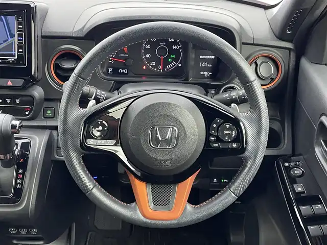 ホンダ Ｎ ＯＮＥ RS 埼玉県 2021(令3)年 1.4万km サンセットオレンジⅡ 社外ナビ　バックカメラ　ビルトインＥＴＣ　前後ドライブレコーダー　ホンダセンシング　アダクティブクルーズコントロール　シートヒーター　純正アルミホイール　オートライト　ＬＥＤヘッドライト　地デジＴＶ