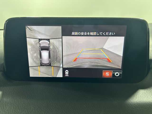 マツダ ＣＸ－５ XD エクスクルーシブモード 神奈川県 2019(令1)年 5.2万km マシーングレープレミアムM マツダコネクトナビゲーション/BOSEプレミアムサウンドシステム/ヘッドアップディスプレイ/パワーバックドア/フルセグ　CD DVD/Bluetooth　USB　AUX　/360度ビューカメラ/i-ACTIVSENSE/アドバンストスマートブレーキサポート/スマートブレーキサポート/AT誤発進抑制制御/マツダレーダークルーズコントロール/レーンキープアシストシステム/ブラインドスポットモニタリング/リアクロストラフィックアラート/アダブティブLEDヘッドランプ/交通標識認識システム/アイドリングストップ/革シート/前席パワーシート/運転席ポジションメモリー/前席/後席左右シートヒーター/革巻きステアリング/ステアリングヒーター/自動防眩ルームミラー/社外ETC/社外前方ドライブレコーダー/電動パーキングブレーキ/オートブレーキホールド/プッシュスタート/スマートキー/純正19インチアルミホイール/純正リアスポイラー