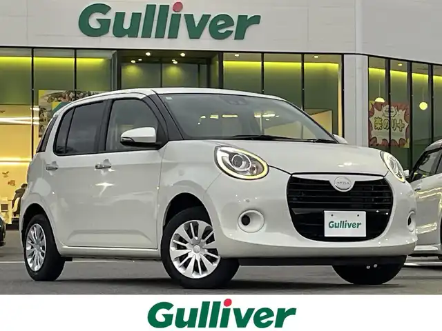 ダイハツ ブーン スタイル SAⅢ 島根県 2019(平31)年 2.1万km パールホワイトⅢ 登録時走行距離20640km/ワンオーナー/純正ナビ（Bluetooth・TV・CD・DVD・FM・AM）/前後コーナーセンサー/アイドリングストップ/衝突被害軽減システム/横滑り防止装置/スペアキー/オートハイビーム/プッシュスタート/バックカメラ/純正LEDヘッドライト/ETC/保証書/取扱説明書/禁煙車