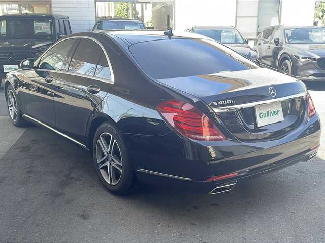 メルセデス・ベンツ Ｓ４００ ハイブリッド 京都府 2017(平29)年 4.6万km 黒 純正ナビ/(Bluetooth接続/フルセグTV)/全方位カメラ　/全席パワーシート　/レザーシート /シートヒーター　/自動駐車システム　/パーキングアシスト　/クルコン　/電動リアゲート　/前後コーナーセンサー /キセノンヘッドライト