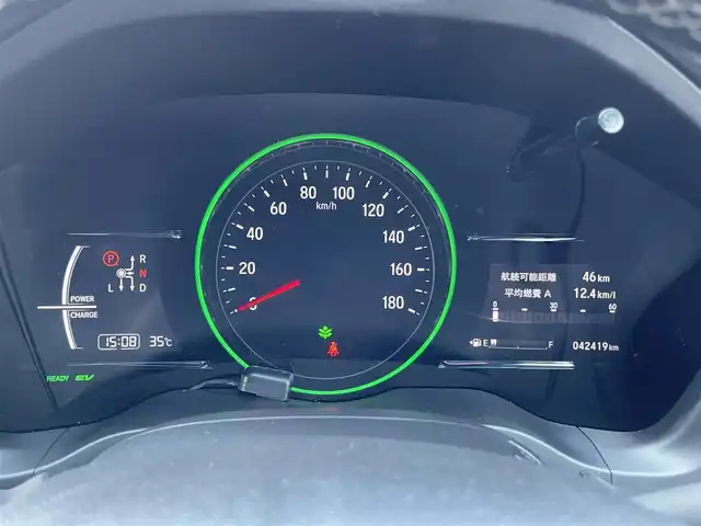 ホンダ ヴェゼル ハイブリッド RS ホンダセンシング 愛媛県 2018(平30)年 4.3万km ホワイトオーキッドパール 純正8インチナビ/AM/FM/CD/DVD/BT/フルセグTV　/ホンダセンシング　/バックカメラ　/アダプティブクルーズコントロール　/パドルシフト　/電動パーキングブレーキ　/純正フルエアロ　/ドラレコ/ETC/アルミペダル/アイドリングストップ/Ｄ/Ｎ席シートヒーター/革巻きステアリング/ハーフレザー/ＬＥＤヘッドライト/現状サマー(純正ＡＷ)(225/50/R18)