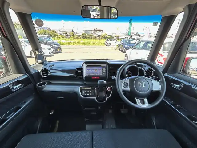 ホンダ Ｎ ＢＯＸ カスタム G Lパッケージ 宮城県 2013(平25)年 7.9万km プレミアムディープロッソパール 純正ナビ（VXM-128VS）/・CD/DVD/・Bluetooth/・ワンセグTV/バックカメラ/左側パワースライドドア/ステアリングスイッチ/HIDヘッドランプ/フォグランプ/オートライト/親水/ヒーテッドドアミラー＋フロントドア撥水ガラス/アイドリングストップシステム/電動格納ミラー/純正14インチAW/純正フロアマット/ドアバイザー/Wエアバッグ