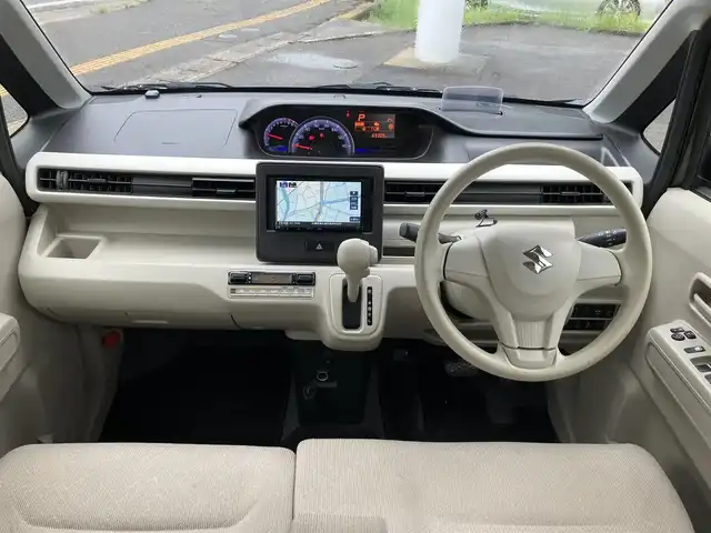スズキ ワゴンＲ HYBRID FX 広島県 2018(平30)年 7万km 茶 社外メモリーナビ/BTオーディオ・ワンセグTV/ヘッドアップディスプレイ/D席シートヒーター/セーフティパッケージ/スマートキー