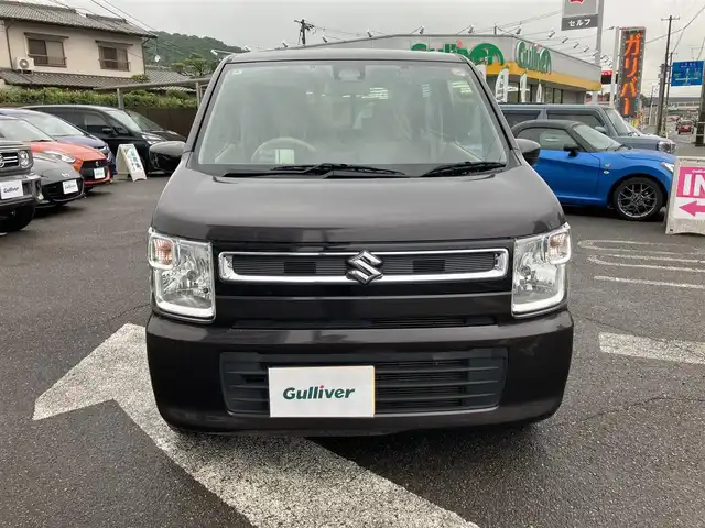 スズキ ワゴンＲ HYBRID FX 広島県 2018(平30)年 7万km 茶 社外メモリーナビ/BTオーディオ・ワンセグTV/ヘッドアップディスプレイ/D席シートヒーター/セーフティパッケージ/スマートキー