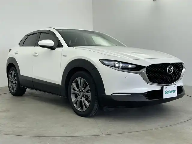 マツダ ＣＸ－３０ XD 100周年特別記念車 愛知県 2020(令2)年 1.7万km スノーフレイクホワイトパールマイカ BOSEサウンド/純正ナビ（フルセグ、CD、DVD、Bluetooth）/シートヒーター（D+N)/ハンドルヒーター/パワーバックドア/パワーシート（D席）/ETC/全方位カメラ/BSM/パワーバックドア/本革レザーシート/LEDヘッドライト/衝突軽減ブレーキ/レーンキープアシスト/オートハイビーム/オートライト/ドラレコ/純正18インチAW/純正フロアマット/コーナーセンサー/USB/フォグライト