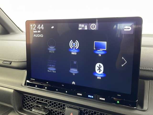 ホンダ ステップワゴン スパーダ eHEV 愛知県 2025(令7)年 0.1千km クリスタルブラックパール ・登録済未使用車/・純正11.4インチナビ/・Bluetooth/フルセグTV/CD/DVD/AppleCarPlay/・ハーフレザーシート/・D/Nシートヒーター/・パワーバックドア/・両側パワースライドドア/・2列目オットマン/・パドルシフト/・オートブレーキホールド/・オートLEDヘッドライト/・フォグライト/・スマートキー×２/・純正16インチアルミホイール/・サイド/カーテンエアバッグ/【ホンダセンシング】/・衝突軽減ブレーキ/・オートハイビーム/・誤発進抑制機能/・後方誤発進抑制機能/・路外逸脱警報機能/・アダプティブクルーズコントロール/・車線維持支援システム/・歩行者事故低減ステアリング^/・先行車発進お知らせ機能/・標識認識機能