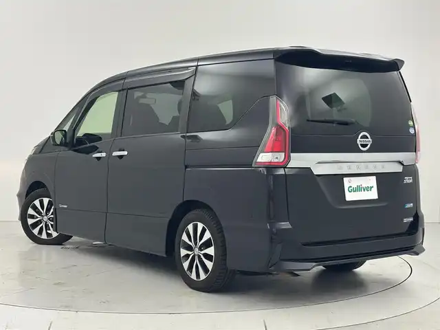 日産 セレナ ハイウェイスター 大阪府 2016(平28)年 3.5万km ダイヤモンドブラック エマージェンシーブレーキ/純正ナビ（Bluetooth/CD/DVD）/フルセグTV/アラウンドビューモニター/両側パワースライドドア/レーダークルーズコントロール/LEDヘッドライト/純正16インチアルミホイール/車線逸脱防止機能/標識認識機能/コーナーセンサー/スマートキー/ETC