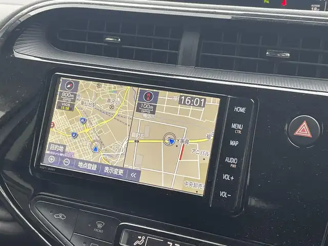 トヨタ アクア S スタイルブラック 千葉県 2019(令1)年 4.2万km ホワイトパールクリスタルシャイン 純正メモリーナビ/フルセグTV/（CD/Bluetooth）/バックカメラ/純正１５インチAW/セーフティセンス/・プリクラッシュセーフティシステム/・レーンディパーチャーアラート/・オートマチックハイビーム/LEDヘッドライト/スマートキー/ドライブレコーダー/ETC/インテリジェントクリアランスソナー/横すべり防止装置/オートライト/純正マット/保証書/取扱説明書