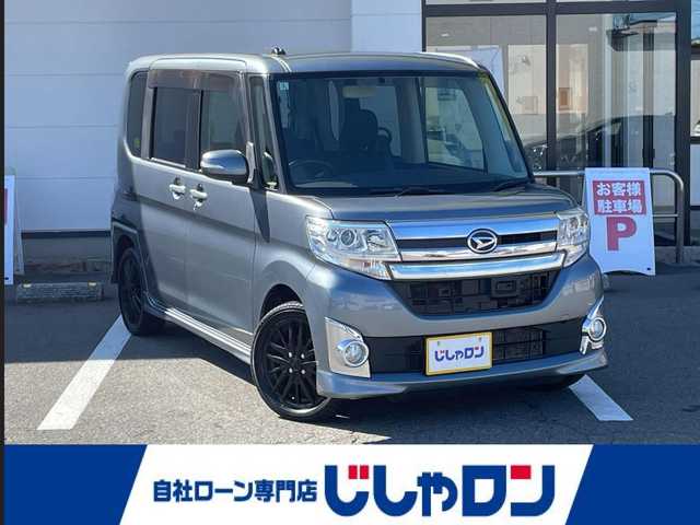 ダイハツ タント カスタム RS SA 青森県 2014(平26)年 7.5万km タングステングレーM (株)IDOMが運営する【じしゃロン青森店】の自社ローン専用車両になりますこちらは現金、またはオートローンご利用時の価格です。自社ローンご希望の方は別途その旨お申付け下さい。/４ＷＤ/ターボ/社外メモリーナビ/　AM/FM/CD/DVD/BT/フルセグＴＶ/ＥＴＣ/スマートアシスト/エコアイドル/両側パワースライドドア/ＬＥＤヘッドライト/フォグランプ/ドアバイザー/社外１５インチアルミ装着