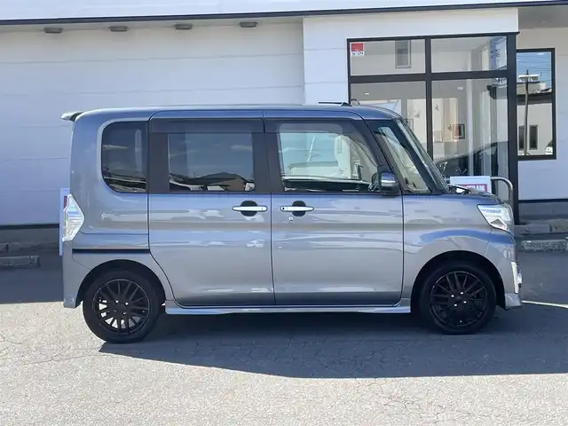 ダイハツ タント カスタム RS SA 青森県 2014(平26)年 7.5万km タングステングレーM (株)IDOMが運営する【じしゃロン青森店】の自社ローン専用車両になりますこちらは現金、またはオートローンご利用時の価格です。自社ローンご希望の方は別途その旨お申付け下さい。/４ＷＤ/ターボ/社外メモリーナビ/　AM/FM/CD/DVD/BT/フルセグＴＶ/ＥＴＣ/スマートアシスト/エコアイドル/両側パワースライドドア/ＬＥＤヘッドライト/フォグランプ/ドアバイザー/社外１５インチアルミ装着