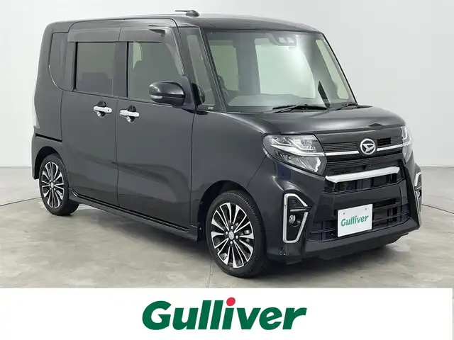 ダイハツ タント カスタム RS セレクション 大分県 2020(令2)年 5.7万km ブラックマイカメタリック 社外ナビ（AVIC-RW810）/Bluetooth/CD/DVD/フルセグ/両側パワースライドドア/バックカメラ/純正フロアマット/シートヒーター/ベンチシート/ステアリングスイッチ/革巻ステアリング/ドアバイザー/コーナーセンサー/レーンキープアシスト/アイドリングストップ/オートライト/LED/ドライブレコーダー