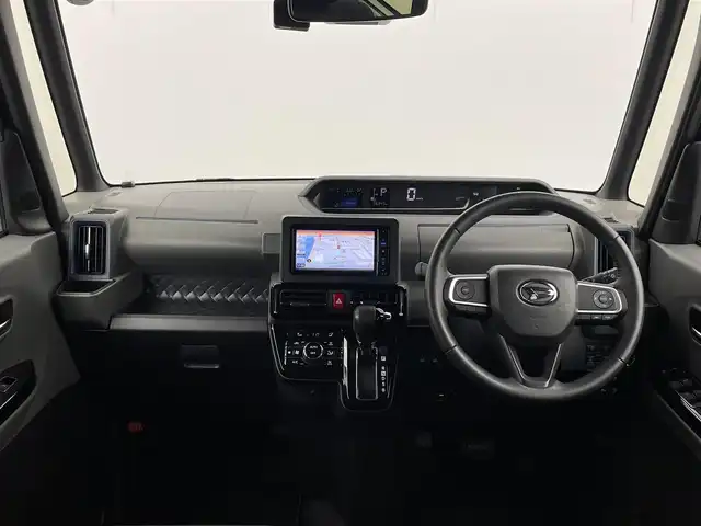 ダイハツ タント カスタム RS セレクション 大分県 2020(令2)年 5.7万km ブラックマイカメタリック 社外ナビ（AVIC-RW810）/Bluetooth/CD/DVD/フルセグ/両側パワースライドドア/バックカメラ/純正フロアマット/シートヒーター/ベンチシート/ステアリングスイッチ/革巻ステアリング/ドアバイザー/コーナーセンサー/レーンキープアシスト/アイドリングストップ/オートライト/LED/ドライブレコーダー