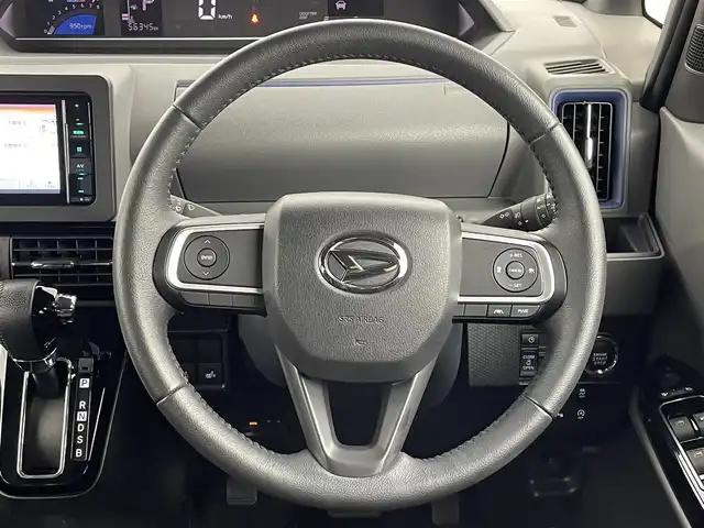 ダイハツ タント カスタム RS セレクション 大分県 2020(令2)年 5.7万km ブラックマイカメタリック 社外ナビ（AVIC-RW810）/Bluetooth/CD/DVD/フルセグ/両側パワースライドドア/バックカメラ/純正フロアマット/シートヒーター/ベンチシート/ステアリングスイッチ/革巻ステアリング/ドアバイザー/コーナーセンサー/レーンキープアシスト/アイドリングストップ/オートライト/LED/ドライブレコーダー