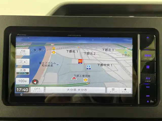 ダイハツ タント カスタム RS セレクション 大分県 2020(令2)年 5.7万km ブラックマイカメタリック 社外ナビ（AVIC-RW810）/Bluetooth/CD/DVD/フルセグ/両側パワースライドドア/バックカメラ/純正フロアマット/シートヒーター/ベンチシート/ステアリングスイッチ/革巻ステアリング/ドアバイザー/コーナーセンサー/レーンキープアシスト/アイドリングストップ/オートライト/LED/ドライブレコーダー