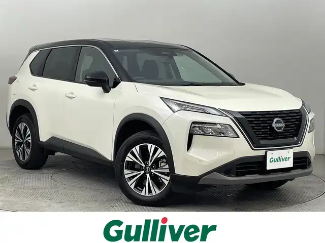 日産 エクストレイル X e－4ORCE 道央・札幌 2024(令6)年 0.1万km ブリリアントホワイトパール/スーパーブラック 2トーン ・４WD/・日産コネクトナビ/・Bluetooth／フルセグ／HDMI/ USB/・アラウンドビューモニター/・インテリジェントルームミラー/・純正ビルトインETC2.0/・プロパイロット/・エマージェンシーブレーキ/・インテリジェントクルーズコントロール/・オートハイビーム/・e-Pedal/・EVモード/・前後コーナーセンサー/・運転席パワーシート/・前席シートヒーター/・純正AW18インチ/・LEDヘッドライト/・スマートキー/・プッシュスタート