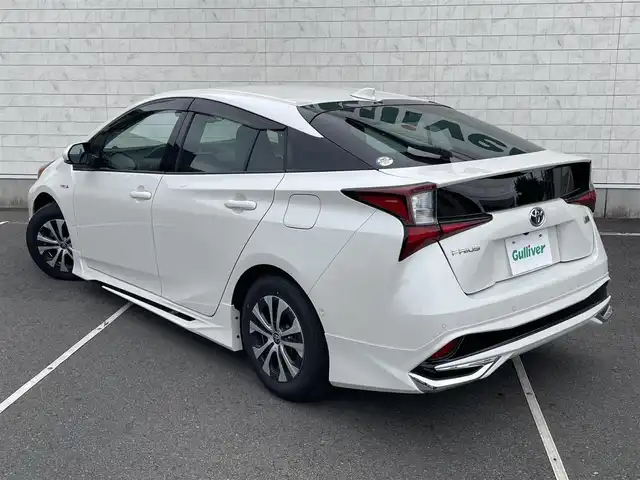 トヨタ プリウス A 静岡県 2019(令1)年 6.1万km ホワイトパールクリスタルシャイン 純正ナビ/・フルセグTV/・Bluetooth接続/・DVD再生/トヨタセーフティーセンス/HUD/パークアシスト/追従クルコン/モデリスタエアロ（F/S/R）/前後コーナーセンサー/プッシュスタート/スマートキー/スペアキー/D席パワーシート/LEDオートライト/オートハイビーム/ドラレコ/ビルトインETC2.0/取扱説明書