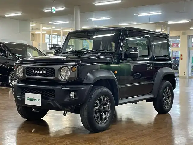 スズキ ジムニー シエラ JC 道央・札幌 2020(令2)年 5.7万km ブルーイッシュブラックパール3 ワンオーナー/寒冷地仕様/純正ナビ/フルセグTV（走行中視聴可）/CD/DVD/FM/AM/BT/SD/バックカメラ/クルーズコントロール（追従走行なし）/衝突軽減ブレーキ/横滑り防止装置/レーンキープアシスト/オートライト/オートマチックハイビーム/ダウンヒルアシストコントロール/プッシュスタート/ETC/純正エンジンスターター付/スマートキー×2/ドライブレコーダー（前方）/シートヒーター（運転席/助手席）/ウィンカーミラー/ドアバイザー/純正フロアマット/フォグランプ/ステアリングリモコン/革巻きステアリング/ヘッドライトクリーナー/社外AW付スタッドレスセット積込み/ (195/80/R15　5mm）