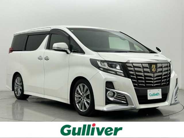 トヨタ アルファード S Aパッケージ タイプブラック 熊本県 2016(平28)年 5.9万km ホワイトパールクリスタルシャイン ワンオーナー　/アルパイン11インチナビ（フルセグ・ＢＴ・ＳＤ・ＣＤ・ＤＶＤ・USB）/アルパイン12.8インチフリップダウンモニター/社外前方ドライブレコーダー/バックカメラ　/ビルトインＥＴＣ　/両側パワースライドドア　/トヨタセーフティーセンス/・プリクラッシュセーフティ/・アダブティブクルーズコントロール/・インテリジェンスクリアランスソナー　/横滑り防止/パワーバックドア/2列目オットマン/ハーフレザーシート/純正フロアマット/純正１８インチAW/オートライト/LEDヘッドライト/フォグライト/スマートキー/プッシュスタート/スペアキー1本/保証書/取扱説明書