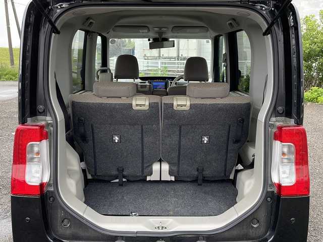 ダイハツ タント L SA Ⅲ 新潟県 2018(平30)年 5.7万km ブラックマイカメタリック 4WD/社外メモリナビ(AVIC-RZ501)/CD/DVD/BT/ETC/衝突被害軽減ブレーキ/レーンキープアシスト/ベンチシート/運転席シートヒーター /リモコンキー /オートハイビーム