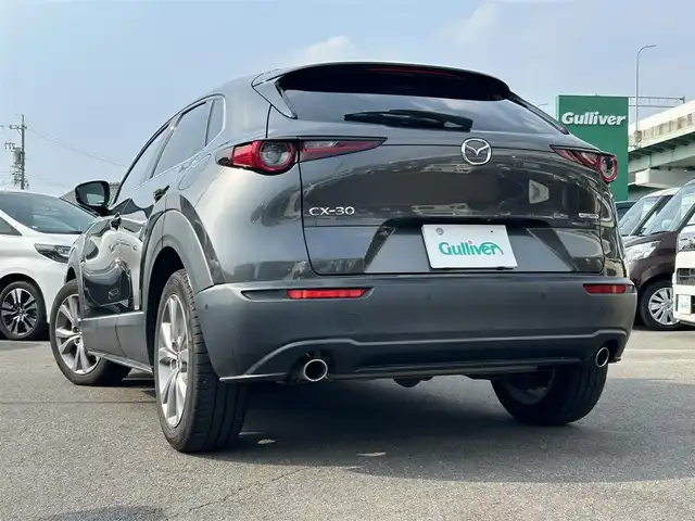 マツダ ＣＸ－３０ XD Lパッケージ 愛知県 2019(令1)年 10.3万km マシーングレープレミアムM スマートキー/プッシュスタート/純正メーカーナビ/（フルセグTV/BT/HDMI/CD/DVD）/BOSEサウンド/全方位カメラ/ETC/純正18インチAW/i-ACTIVSENSE/クリアランスソナー/レーダークルーズコントロール/前後ドライブレコーダー/BSM/白レザーシート/D席メモリー付きパワーシート/前席シートヒーター /ハンドルヒーター /パワーバックドア/純正フロアマット/パワーバックドア/取説、保証書/スペアキー