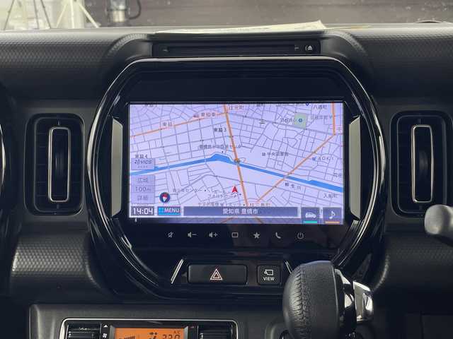 スズキ ハスラー HYBRID X 愛知県 2022(令4)年 2.1万km ブルーイッシュブラックパール3 禁煙車/純正9インチナビ/（CD/DVD/Bluetooth/フルセグTV）/全方位カメラ/スズキセーフティサポート/・衝突軽減ブレーキ/・レーンキープアシスト/・オートマチックハイビーム/・クリアランスソナー/・レーダークルーズコントロール/・誤発進抑制機能/ETC/前後ドライブレコーダー/シートヒーター/純正15インチアルミホイール/純正フロアマット/スマートキー/プッシュスタート