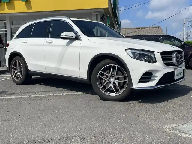 メルセデス・ベンツ ＧＬＣ２５０ 4マチック スポーツ 神奈川県 2016(平28)年 5.2万km ポーラホワイト 安全機能装置/・衝突軽減システム/・レーンキープアシスト/・コーナーセンサー/・全周囲モニター/可変速度リミッター/ルーフレール/純正１９インチAW/パワーバックドア/全席シートヒーター/パワーシート/ハーフレザーシート/パドルシフト/カーテンエアバッグ/サイドエアバッグ/純正ナビ/CD/FM/AM/BT/フルセグTV/SD/USB/前後ドラレコ/ETC/LEDヘッドライト/ファグランプ