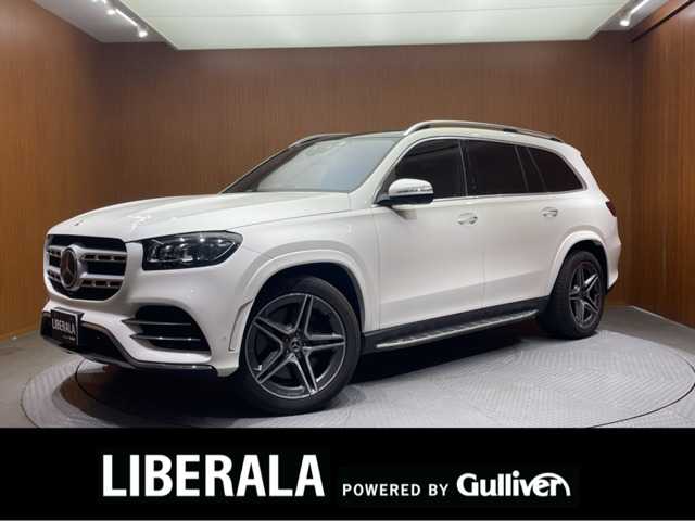 メルセデス・ベンツ ＧＬＳ４００ｄ 4マチック 千葉県 2022(令4)年 4.7万km ダイヤモンドホワイト パノラマＳＲ　/純正ナビ　/３６０°カメラ　/ＡＣＣ　/ＢＳＭ　/黒革　/シートヒーター　/ベンチレーター　/パワーシート　/Ｂｕｒｍｅｓｔｅｒ　/サウンド　/ＬＥＤヘッドライト　/ハイビームアシスト　/電動リアゲート